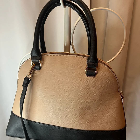 Anne Klein Triple Compartment Dome Satchel With Card Case - Picture 14 of 15